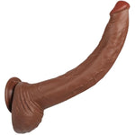 Realistic Long Dildo With Realistic Glans & Penile Texture,Giant Penis With Strong Suction Cup For Deepest Sex,Penis Thick Large Dildo Sex Toy For Women Men Gay