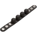 Weighted Ball Stretcher Silicone With Fully Adjustable 3 Snap Design Erection Enhancer, Black (43055)
