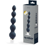 Quaker Anal Vibrator, Mens Prostate Vibe, Vibrating Adult Sex Toy, Easy Insertion Round Tip, Quick Removal Grip Handle (Just Black)