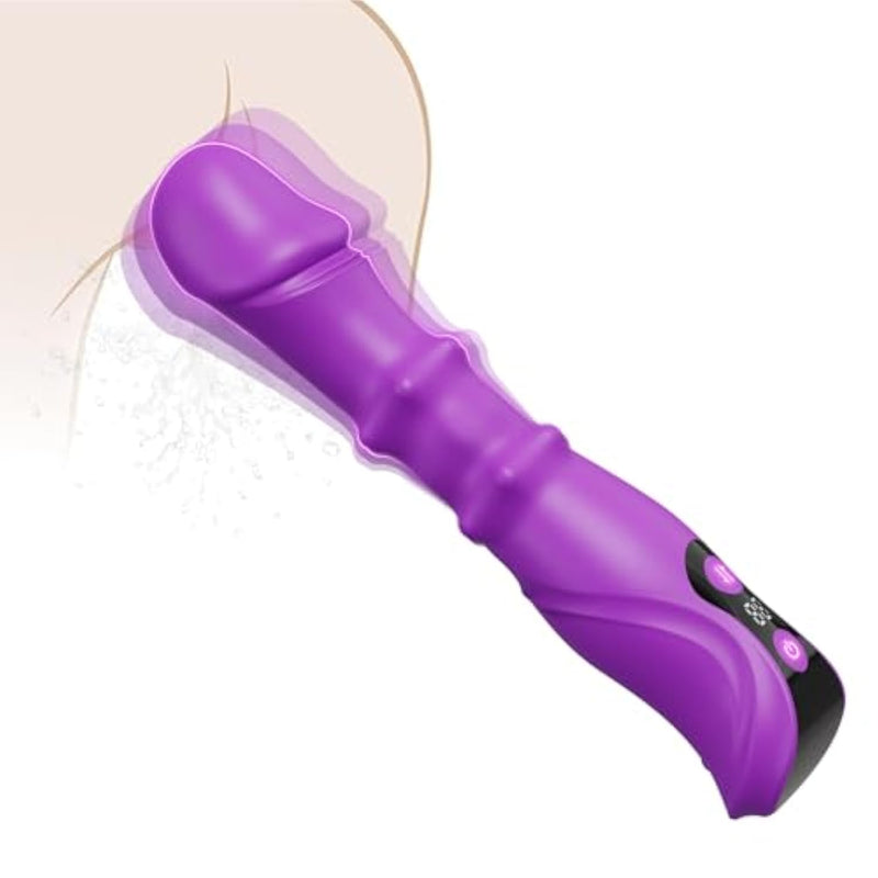 Vibrator Thrusting Dildo Sex Toys - Dildos G Spot Vibrator Woman Sexual Pleasure Tools For Women,Prostate Massager With 9 Thrusting Dildos&9 Vibrating Modes,Female Vibrator Adult Toy Sex Novelties