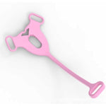 Flat Sissy Chastity Cage With Urine Hole 3D Nylon Anti-Off Cock Cage Sm Inverted Sex Toys Devices For Mens, Couples Training (Pink)