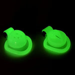 Glow In The Dark Chastity Cage With 5 Different Sized Cock Rings Chastity Lock Devices Breathable Sex Toy Penis Restraints & Bondage For Men (Style-1)