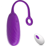 Remote Control Vibrator Mini Love Eggs 12 Modes Sex Toys4Couples Men & Women Toys Clitoral Stimu-lator G Spot Bullet Vibrator for Women Pleasure Wearable Adult Couples Toys Massager (Purple)