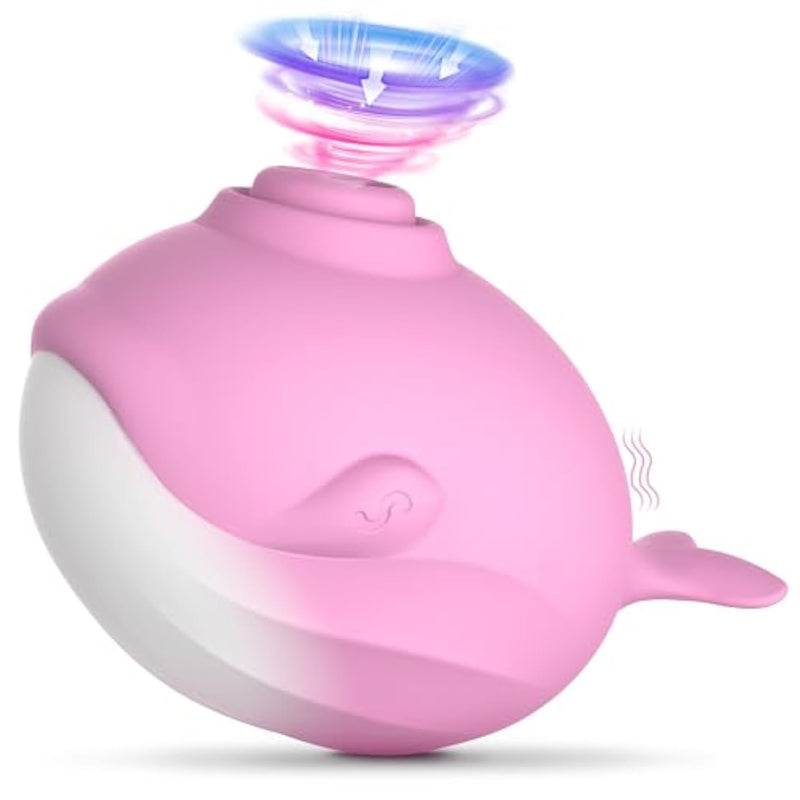 Suction Vibrator Sex Toys For Women - 2 In 1 Clitoris Stimulator With 7 Sucking & 7 Vibrating Modes For Women Clitoral Nipple Waterproof Mini Adult Toys For Female Couples Pleasure