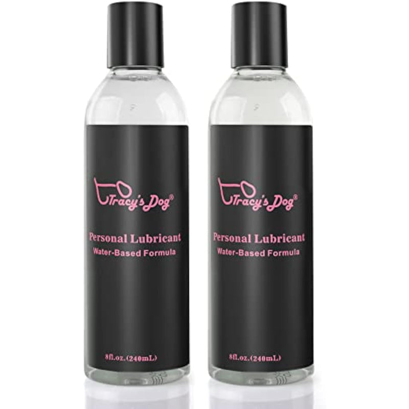 Water Based Lube, Lubricant For Men, Women & Couples 8Oz (2 Pcs)