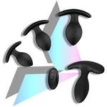 4Pcs Plug Set -Butt Plush Sex Beginner, 10 Modes Remote Control Vibrating Anal Butt Plug Sex Toys & Games Kit For Men & Women, Couples