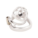 Male Cock Cage Adult Game Sex Toy Ergonomic Design Stainless Steel Stealth Lock J3245 45Mm