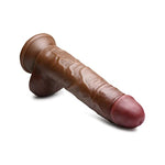 Brown Lynx 9-Inch Realistic Dildo with Ball Attachment