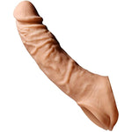 X-Large Penis Sleeve Enlarger, Cock Sleeve Extender Length Girth Extension Male Delay Ejaculation Sheath Adult Sex Toy For Men Women Couples