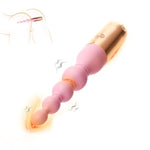 Vibrating Butt Plug,Silicone Anal Beads Plug,Vibrating Butt Plug,Prostate Massager & Anal Bullet With 10 Vibration Modes,G Spot Dildos Vibrator,Butt Adult Sex Toy