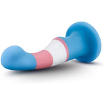 Adult Sex Toys - Avant Pride P2 - Platinum Cured Purio Silicone 6 Inch Dildo - 1.4 In Wide Smooth Ultrasilk Shaft - Suction Cup Base Strap-On Compatible - Women Men Couples - True Blue