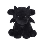 Black Dragon Plush Stuffed Animals For Kids, Soft Cute Plush Toys For Baby Girl And Boy, Fluffy Black Dragon Black