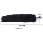 Anal Plug Butt Plug, 6Pcs/Set Sex Fox Tail Anales Plug Toys Butt Plugs With Cat Ears Headband And Necklace Metal Anal Sex Toys For Women Man Beginners Adult Couples