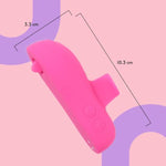Sweet Vibes Kissed Smooth Silicone Massager, 10 Vibrating Modes, Whisper Quiet, Usb Rechargeable, Flexible Grip (Pink)