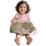 50Cm/20Inch Moo Deng Plush, Large Hippo Plush, Hippo Stuffed Animal, Ideal Gift For Boys And Girls,Suitable For Fans Christmas Birthday (20 Inch)