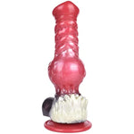 Multi Color Optional Size Artificial Dog Wolf Dildo Silicone Made With Big Knot Knotty Suction (S)
