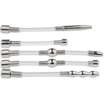 5 Pcs Sex Toy Penis Plug Chastity Device Sound Urethral Plug Urethra Trainer Set Chastity Lock Accessories Urethral Toy Urethral Masturbation Stick Catheter Sound For Male Urethra Stimulation