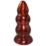 Huge Thick Anal Butt Plugs:Super Big Anal Trainer Anal Toy With 3 Anal Beads Red Giant Anal Plugs Sex Toy With Suction Cup Anus Dilator Butt Plug Anal Dildo For Experienced Player Large Anal Sex Toys