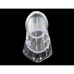 Chastity Penis Cage For Men, Breathable Chastity Device Made Of Plastic, Sexual Wellness Chastity Cage With Different Sizes Cock Rings Sex Toys For Male (Transparent, Long)
