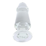 6.4" Large Glass Anal Dildo Big Crystal Butt Plug Anal Trainer Butt Expander Toy for Advanced Women Men