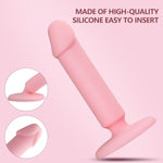 Butt Plug Pink Dildo Trainer Kit, 3Pcs Silicone Anal Plug Sex Toys Kit, Anal Dildos Anal Plugs Trainer Set For Adult Starter Beginner Men Women Couples Anal Dildo Anal Plugs Toys
