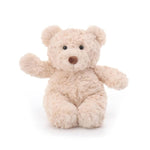 Cream Coffee Bear Stuffed Animals For Kids, Soft Cute Plush Toys For Baby Girl And Boy, 8.7 Inches
