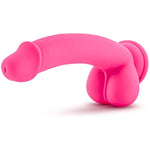 Ruse D Thang, 7.75" Platinum Cured Purio Silicone Dildo, Satin Smooth Ultrasilk 1.25" Shaft, Strap-On Compatible, Suction Cup Base For Hands-Free Play, Adult Toy For Women - Hot Pink