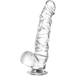 8 Inch Clear Realistic Dildo Adult Sex Toy For Vaginal Clitoral Prostate Stimulation, Jelly Anal Dildos Penis Cock Butt Plug Female Masturbator With Suction Cup For Beginners Women Men Couple Games
