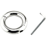 Male Penis Cock Ring Delay Head Glans Ring Stainless Steel Scrotum Ball Stretcher Weights Adult Sex Toys(Small)