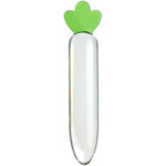 Glass Sex Toy,Crystal Butt Plug Vegetable And Fruit Shape Crystal Dildo Glass Pleasure Wand Butt Plug Clear Dildo G Spot Sex Toy For Beginners And Advanced Players(19Cm)
