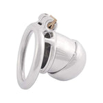 Penis Ring Virginity Lock Stainless Steel Chastity Belt Adult Game Sex Toy D740 (40Mm S Size)