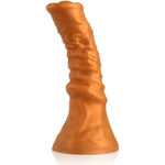 Silicone Anal Plug Soft Anal Dildo With Suction Cup Base Sex Toy For Anus Dilation For Men Women Couple Gold Xxxl 13.97 Inch
