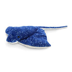 Spotted Blue Stingray Plush - Super Soft Stuffed Animal Stingray Toy, Wild Collection Ocean Plush Gift For Kids And Adults, Cute Sea Creature Stuffed Ray - 17 Inches