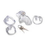 Clear Captor Chastity Cage - Medium