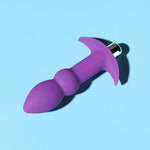 Sex/Adult Toys Perfect Plug Plus Vibrating Butt Plug - 100% Ultra-Premium Flexible Silicone Glossy Prostate Massager, Waterproof, Anal Stimulation for Men, Women, Couples - Midnight Purple