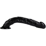 13 Inch Long Realistic Dildo With Strong Suction Cup, Lifelike Flexible Thick Adult Sex Toys Huge Large Anal Dildos For Women - Black