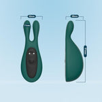 G-spot Rabbit Vibrator Sex Toys - Adult Toys Realistic Clitoral Stimulator & 9 Powerful Vibrations, Soft Silicone Bunny Clit Vagina Tits Massager for Women Couples Pleasure, Green