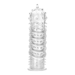 Structured Penis Sheath - Cock Sleeve With Structure, Ribbed Penis Sleeve For Intense Stimulation - Flexible, Partner Pleasure, 15.5Cm