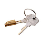 Chastity Cage Accessories - Copper Lock Core W/ 2 Keys For Cobra Series V2 V3 V4 Male Chastity Device, Stealth Lock Replacement