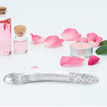 Glass Double Ended Dildos Anal Butt Plug Crystal Double Sided Dildos Sex Toys Transparent Double Dong Realistic Dildo Double Head Dildo For Women Men Couple Waterproof Double Dildos Penis