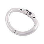 Ergonomic Design Stainless Chastity Device Cock Cage Base Ring Male Spares H150 (L / 50Mm)