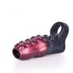 3 Different Sizes Of Tentacle Shape Male Penis Sleeve Cock Sleeve With Penis Ring, Silicone Penis Extender Enlarger Sleeve Cock Extension Sleeve Male Adult Sex Toys For Men And Couples - M