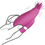 Finger Vibration Tool For Her, Vibrating Soft Tentacle Finger Sleeve Sex Finger Vibrator Adult Toy For Women