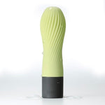 iroha Zen MATCHA Soft Silicone Women Vibrator, Intimate Waterproof Personal Dildo Massager, Clitoral Stimulator Battery Powered Multi Speed Vibration Wand, HMZ-01 Green