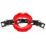 Soft Lips Silicone Gag - Comfortable & Safe Bdsm Mouth Gag | Tasteless Silicone | Adjustable Size | Stifles Sound | Easy To Clean & Store | Perfect For Beginners & Experienced Enthusiasts