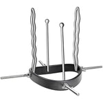 Round Anal Dilator Vaginal Dilator Enlargement Voyeur Masturbation Sex Toys Bdsm Enema Cleaning Dilator Stainless Steel + Resin