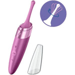 Twirling Delight Vibrator Sex Toy | Adult Toys For Women | Tip Vibrator With 40 Vibration Combinations | Vibrating Sexual Pleasure Device | Stimulation Vibrators (Berry)