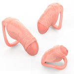 Male Penis Cage Plastic Cock Cage Small Chastity Devices Sissy Chastity Cage Cock For Men (S)