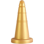 Super Soft Liquid Silicone Anal Plug Ice Cream Cones Exterior Design Adult Toy Vaginal Massage Prostate Stimulation Double Use Butt Plug For Man Woman Couple Masturbation Dildo Sex Toy (M)
