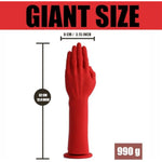 12.6 Inch Realistic Fist Hand Dildo, G Spot Huge Big Fantasy Dildo Stimulation, Thick Anal Dildo With Strong Suction Cup, Silicone Prayer Dildo For Women Lesbian Gay Beginner (Red)